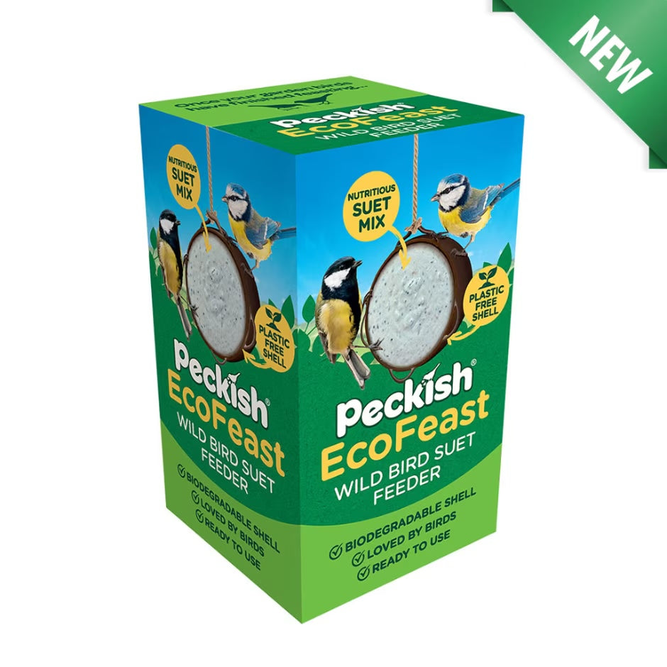 Peckish Complete Eco Feast Suet Feeder 4 Pack