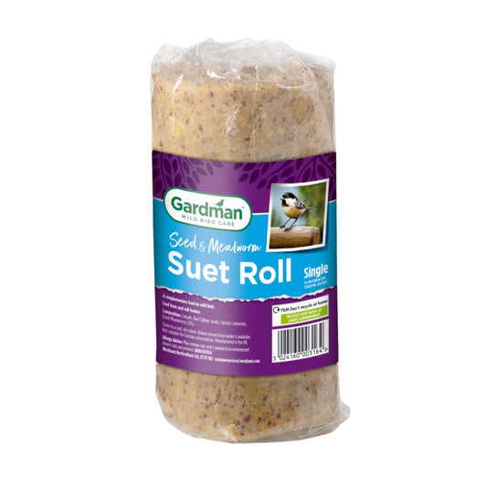 Gardman Seed & Mealworm Suet Roll