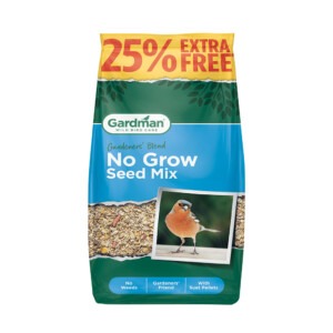 Gardman No Grow Seed Mix 1.6kg + 25% Extra Free