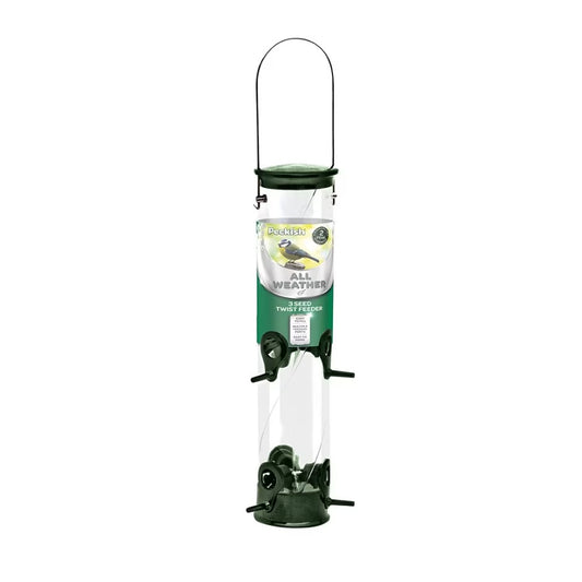 Peckish All Weather 3 Seed Twist Feeder