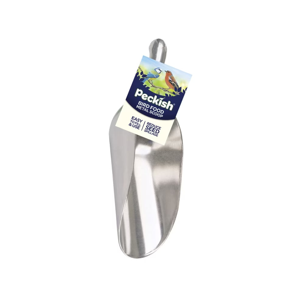 Peckish Bird Food Metal Scoop