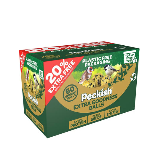 Peckish Extra Goodness Energy Ball 50 Box + 20% Extra Free