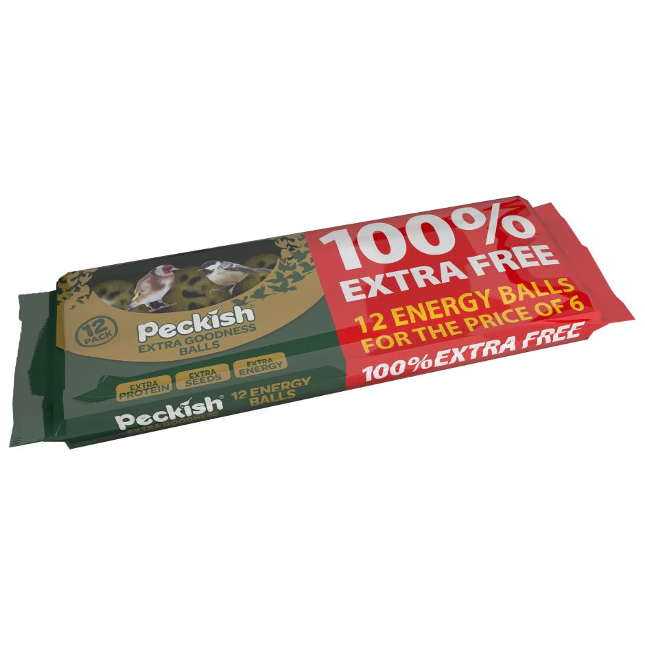 Peckish Extra Goodness Energy Ball 6 Pack + 100% Extra Free